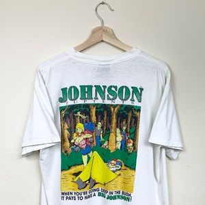 Vintage 90’s Big Johnson Camping Outdoors Inappropriate T-shirt